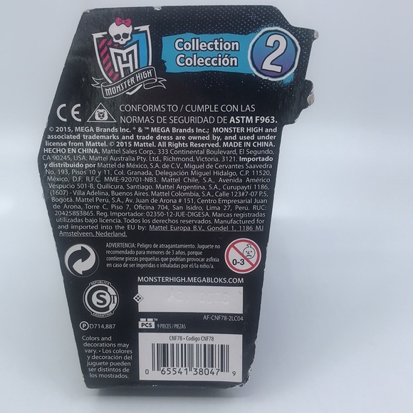 Monster High Mega Blocks Viperine Gorgon Still Sealed Please Read - Picture 3 of 7